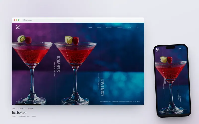 The BarBox website