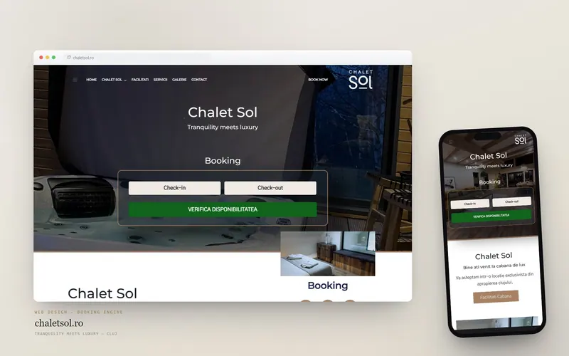 The Chalet Sol website