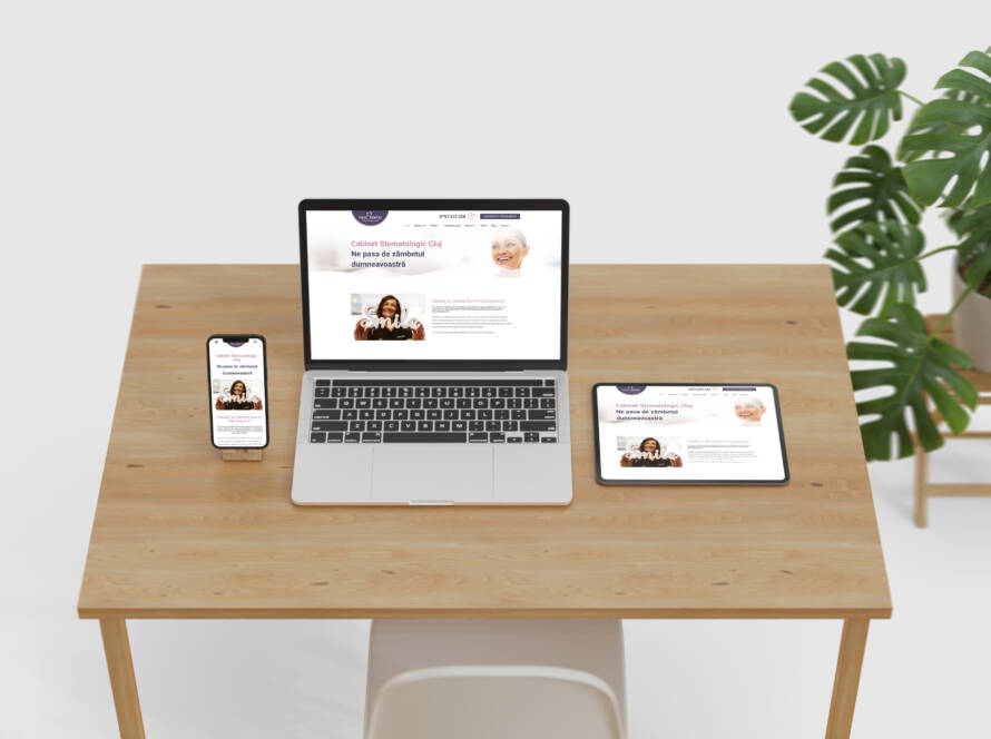 Pasc Dental Web Design Mockup