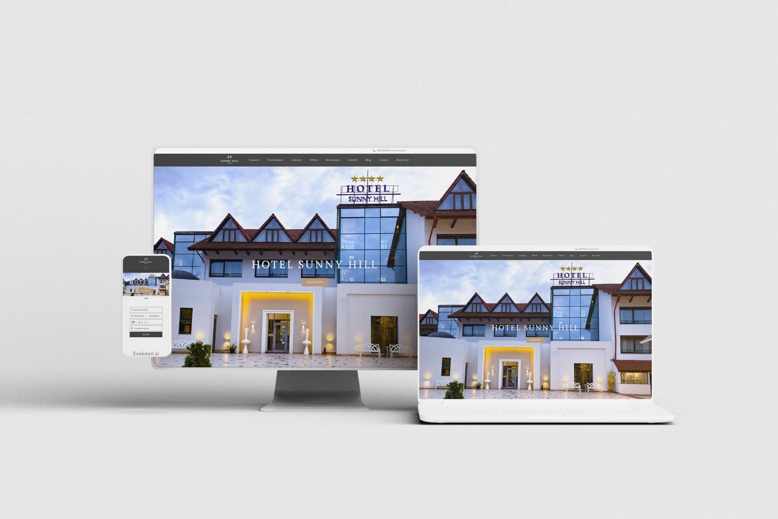 hotel sunny hill mockup web design 1 scaled