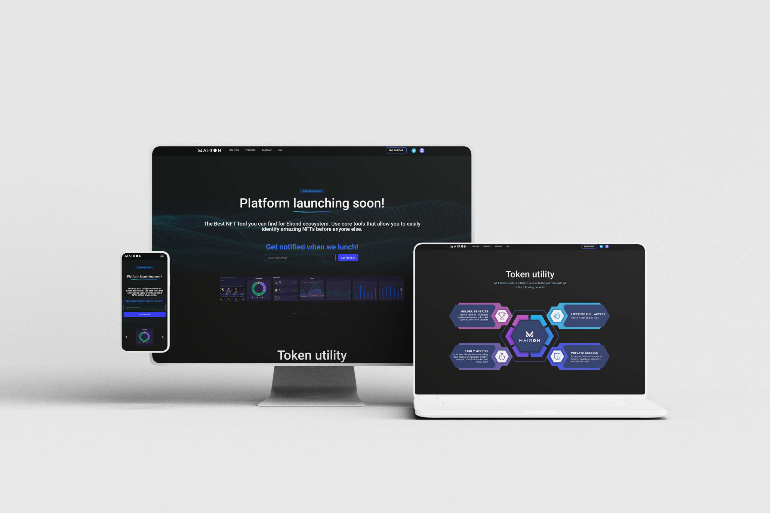 Mairon NFT Web Design