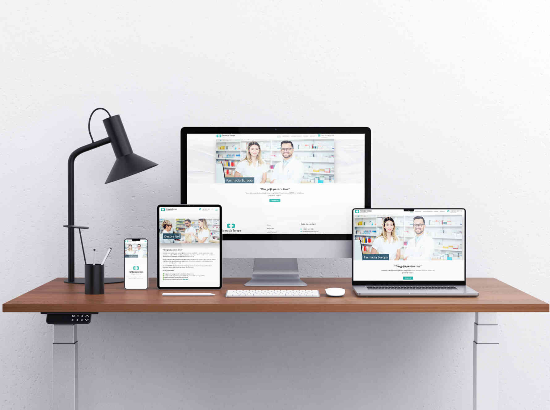 Farmacia europa web design cittago digital agency cluj