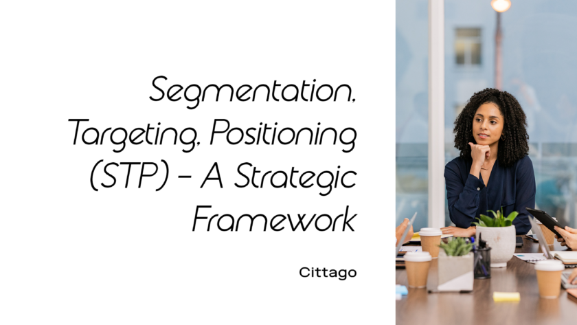 Digital blueprint of STP framework representing modern marketing strategies in Cluj-Napoca.