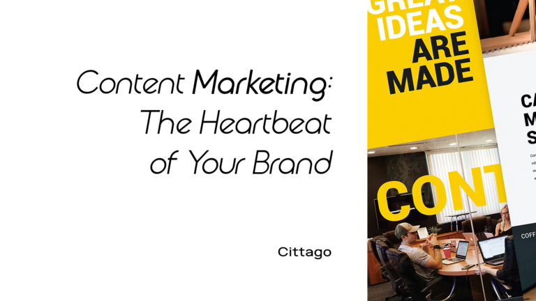 Content Marketing The Heartbeat of Your Brand banner